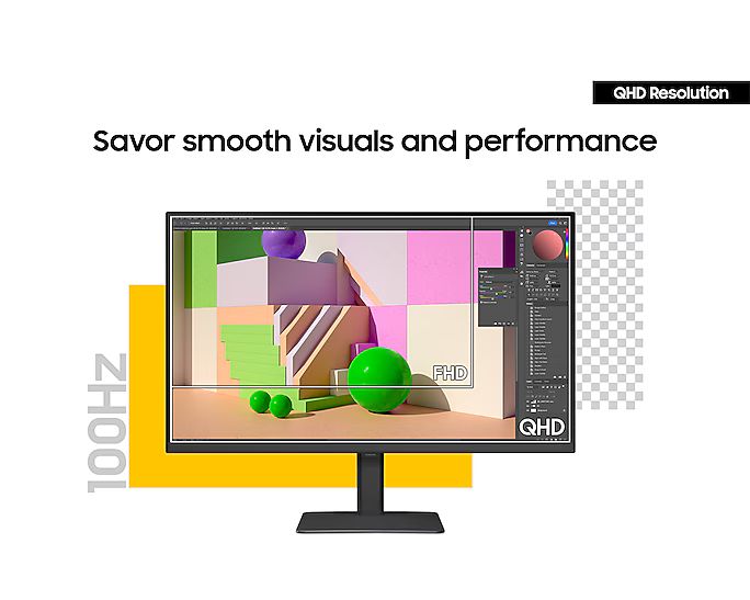 Samsung ViewFinity S6 S27D600UAU - S60UD Series - LED-Monitor - USB - 68.6 cm (27")