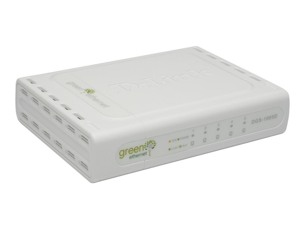 D-Link DGS 1005D - Switch - 5 x 10/100/1000