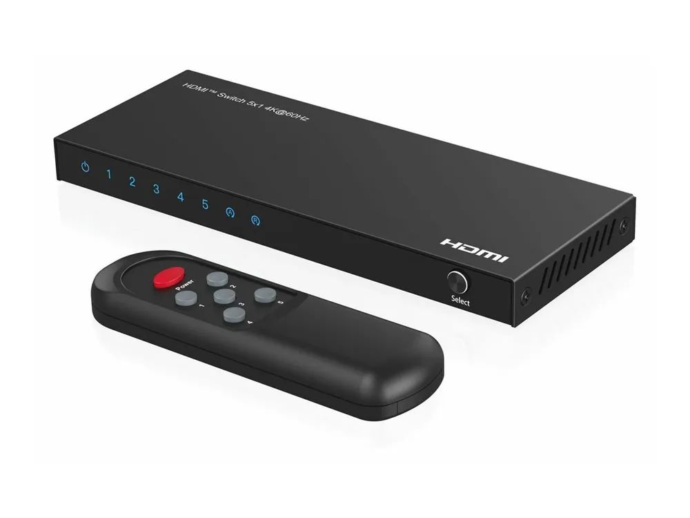 MicroConnect Switch - Fernbedienung - 5 x HDMI