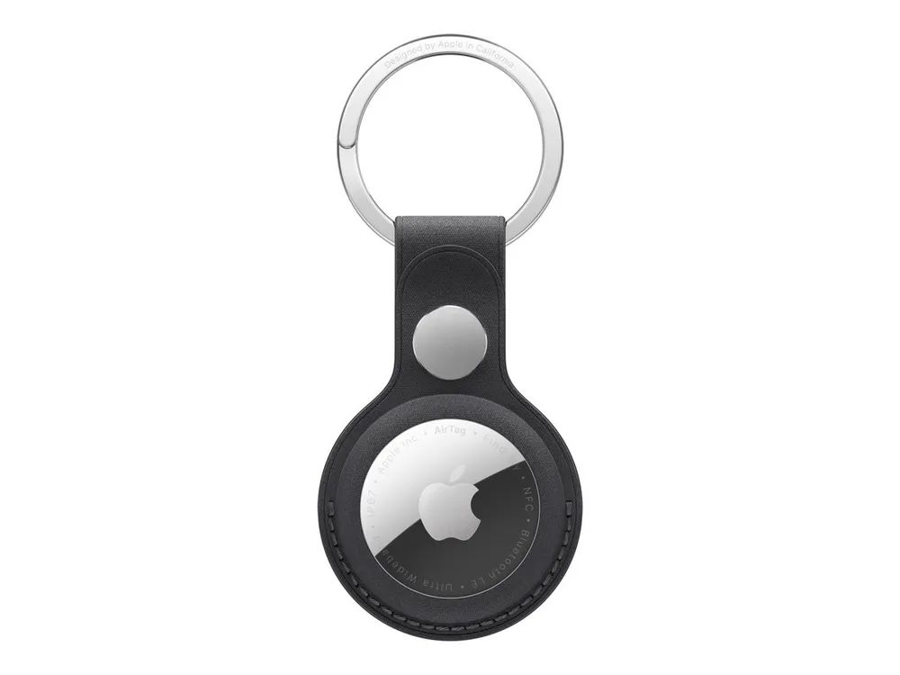 Apple Tasche für Airtag - stainless steel, Microtwill