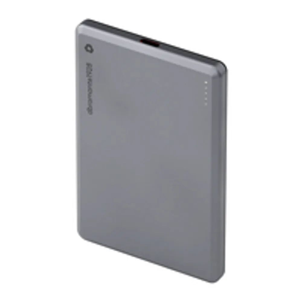 dbramante1928 re-charge - Powerbank - MagSafe - 5000 mAh - 20 Watt - Apple 2.4A, BC 1.2, PD 2.0, PD 3.0, QC 2.0, QC 3.0, PE 1.1+, PE 2.0+ - 2 Ausgabeanschlussstellen (24 pin USB-C, magnetisch)