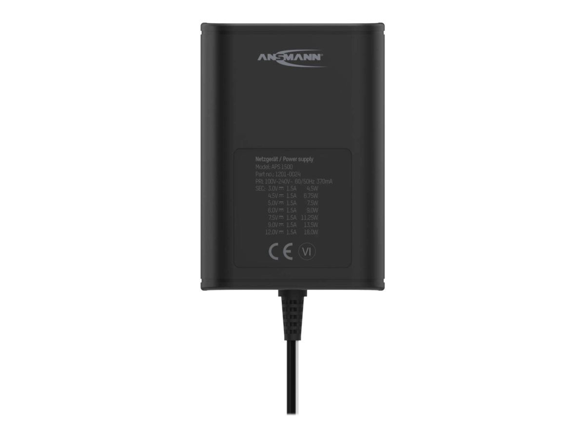 Ansmann APS 1500 - Netzteil - Wechselstrom 100-240 V