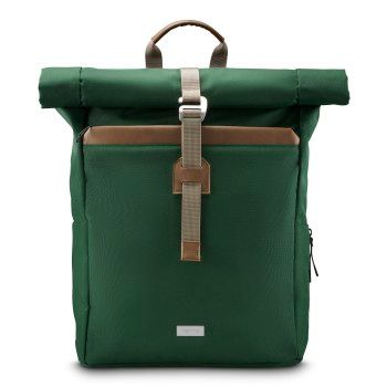 Hama Laptop-Rucksack "Silvan", Rolltop, nachhaltig, bis 41 cm (16.2"), Grün