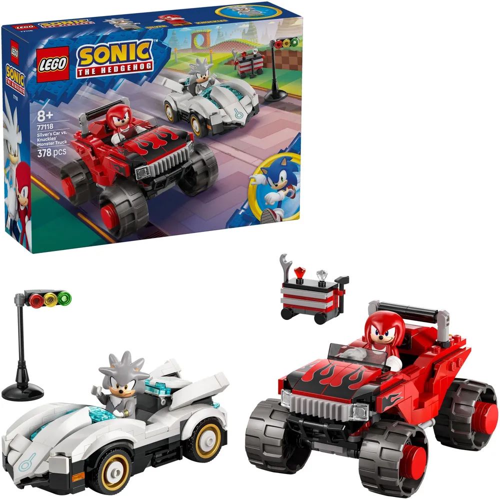 LEGO 77118 - Sonic - Silvers Auto vs. Knuckles' Monstertruck