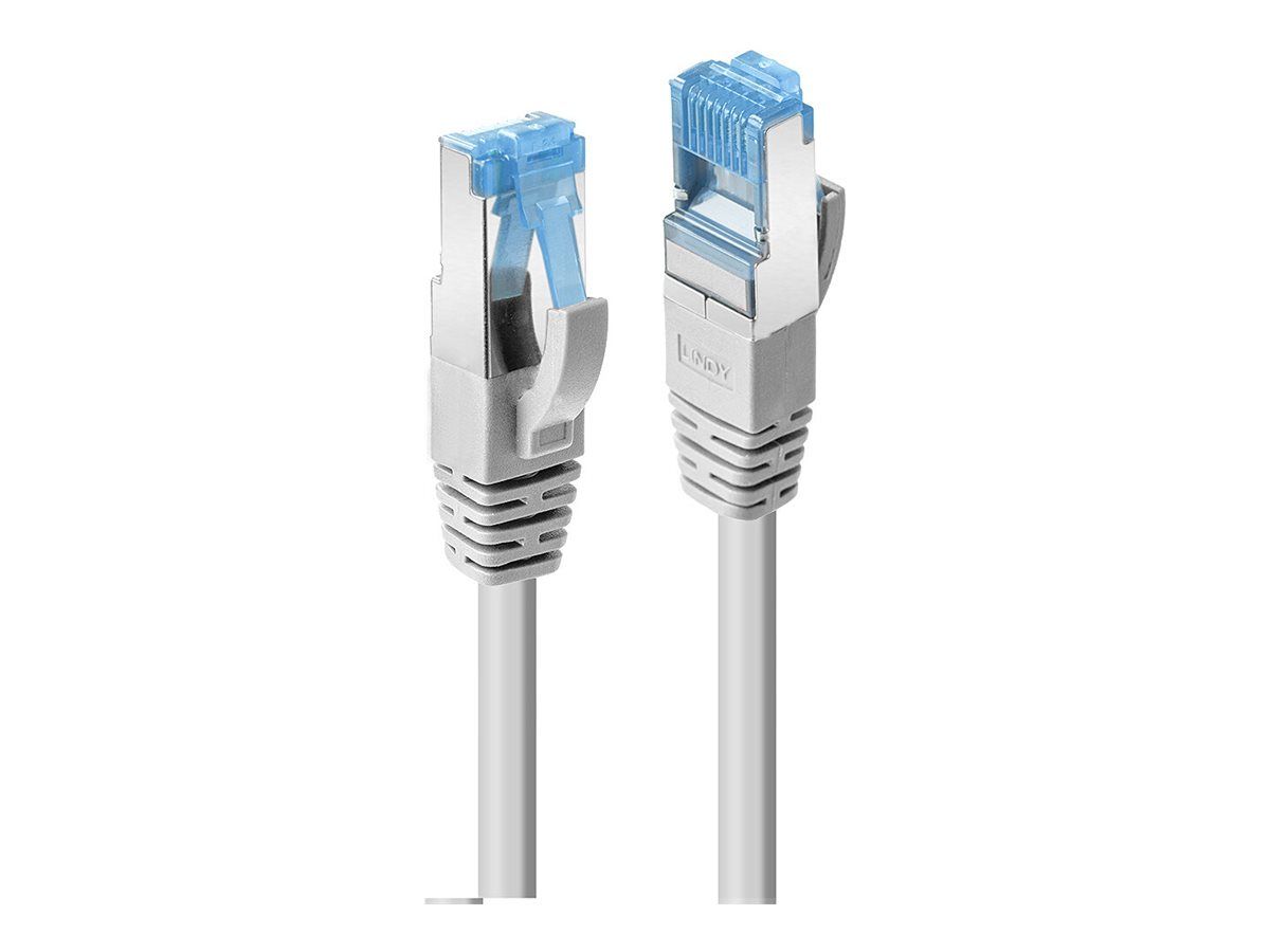 Lindy 50m Cat.6A S/FTP LSZH Kabel, grau RJ45 Stecker, 500MHz, Kupfer (47142)