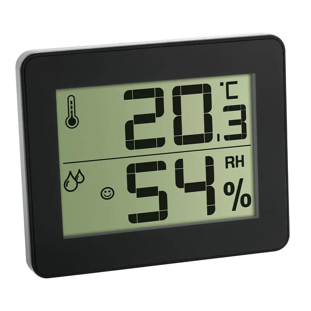 TFA Digitales Thermo-Hygrometer 30.5027 schwarz