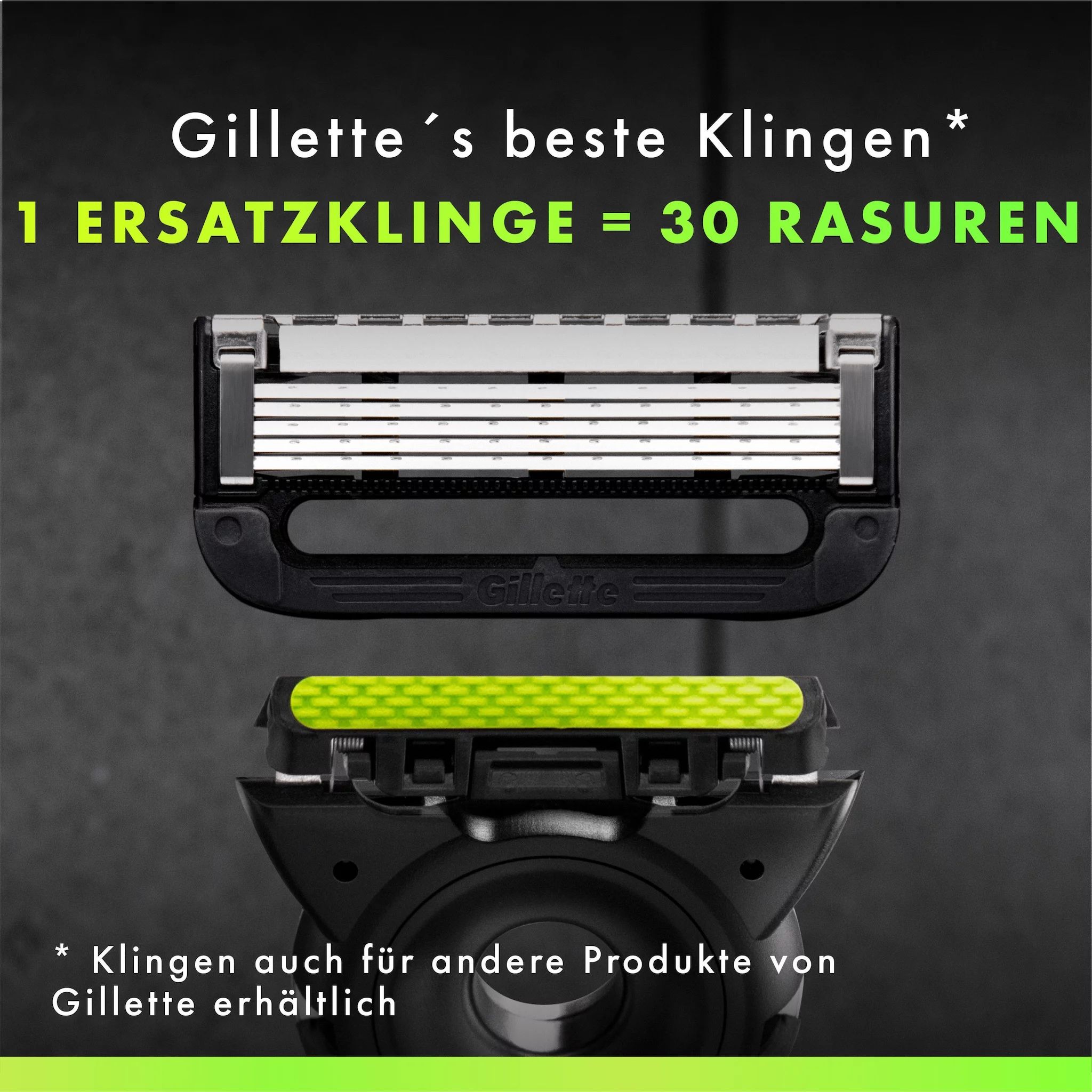 Gillette Labs Rasierapparat mit 2 Klingen Handstück + Slim Travel Case "UEFA Champions League"
