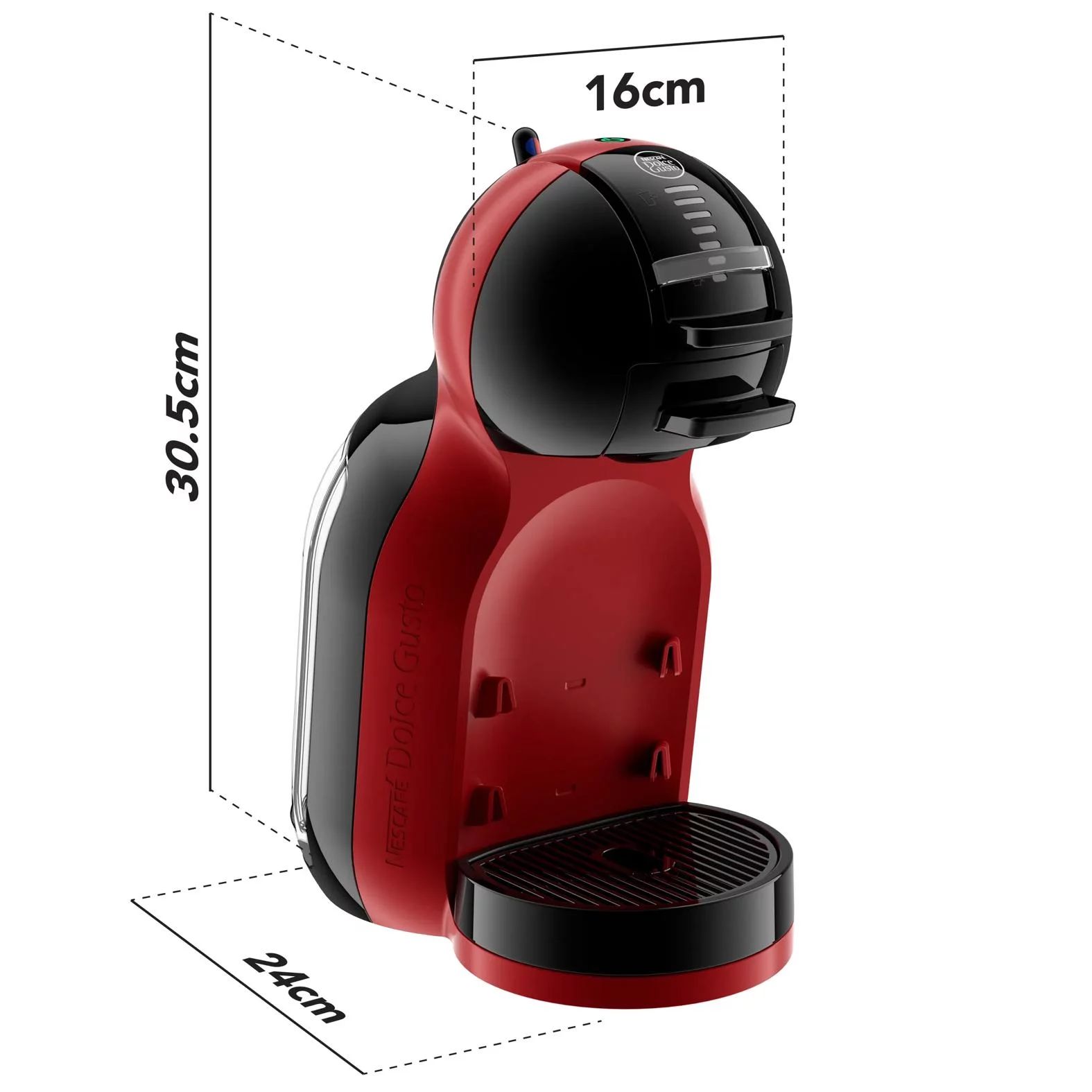 Krups NDG Mini Me Black & Cherry Red EU