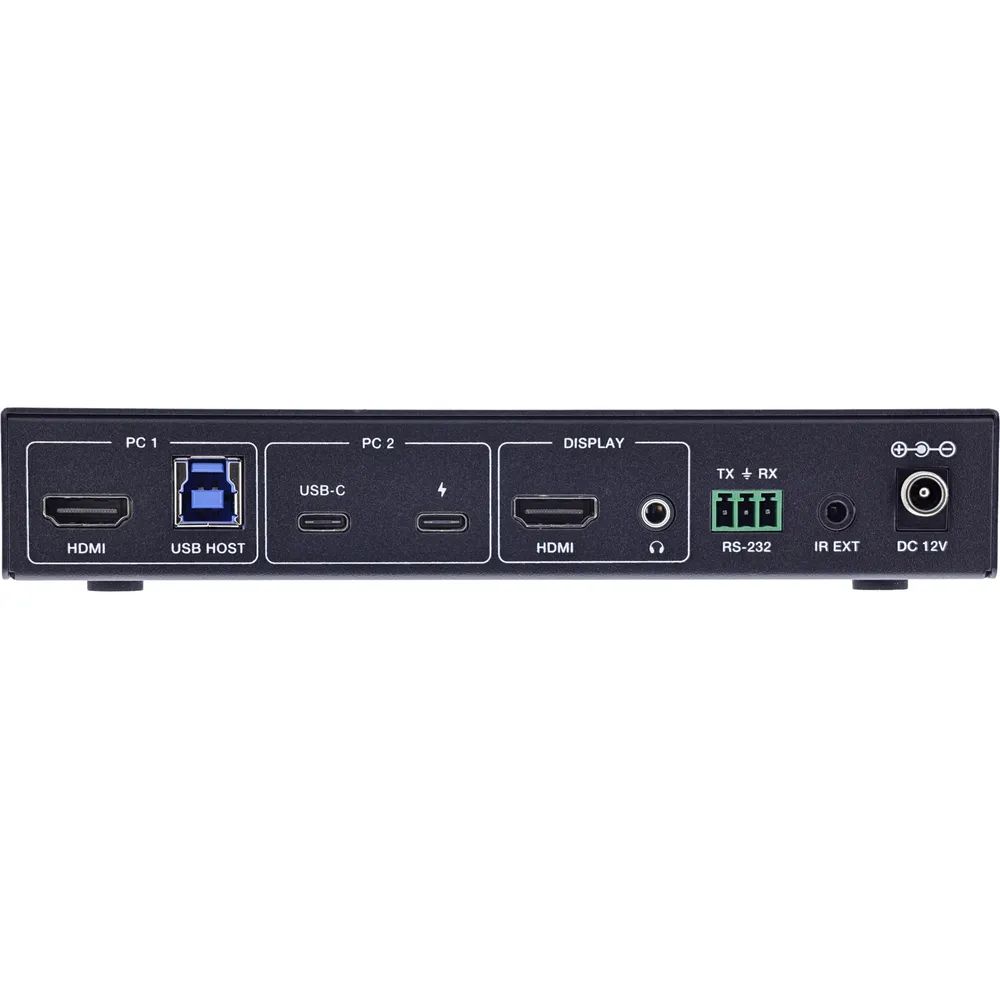InLine KVM Switch - 2-fach - HDMI & USB-C - 4K60Hz - Umschalter