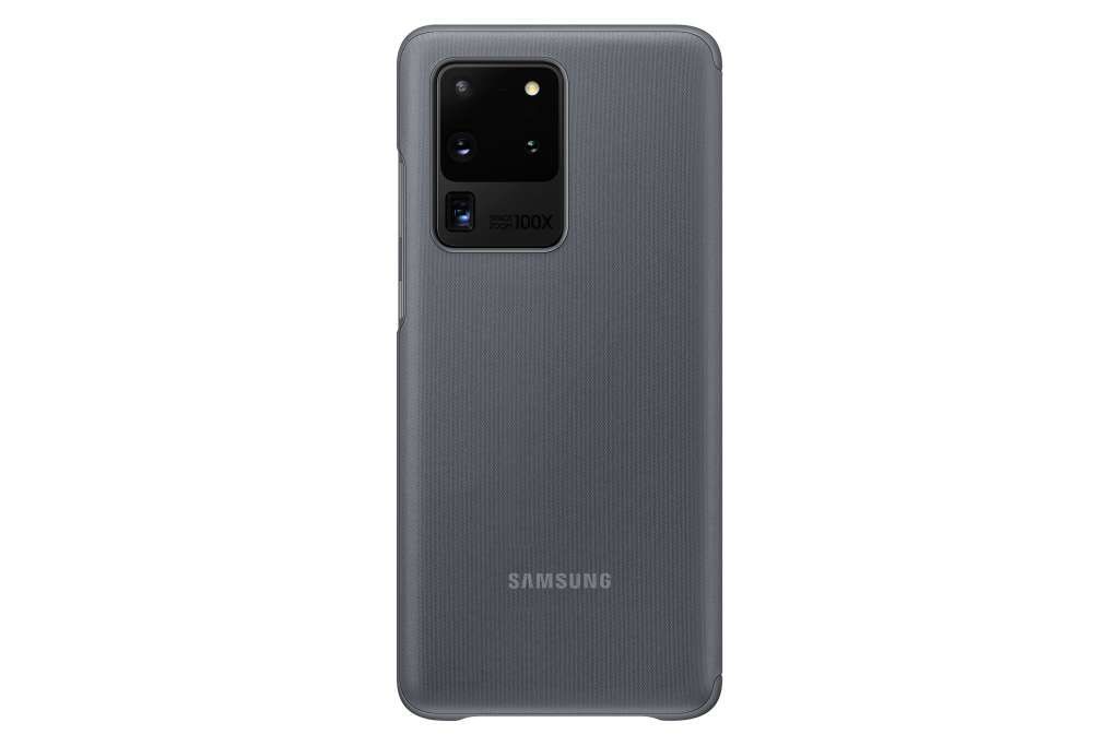 Samsung Clear View Cover "EF-ZG988" für Galaxy S20 Ultra, Grau