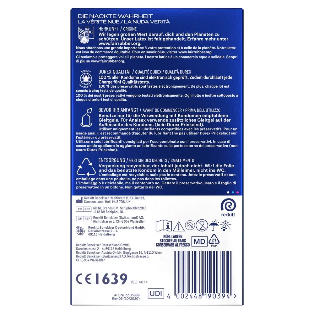 Durex Intense Orgasmic Kondom 22er