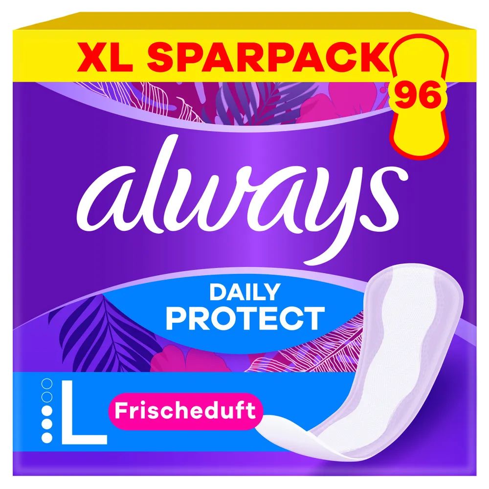 always Slipeinlage Daily Protect Long mit Frischeduft Duo BigPack 96