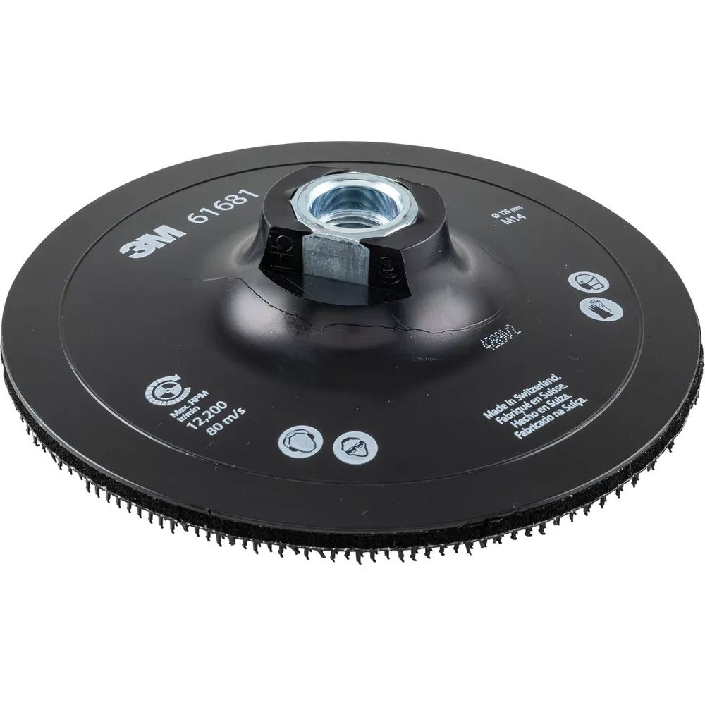 3M Haftstützteller DH-AC mit Zentrierung für Vliesscheiben ø 125 mm M14