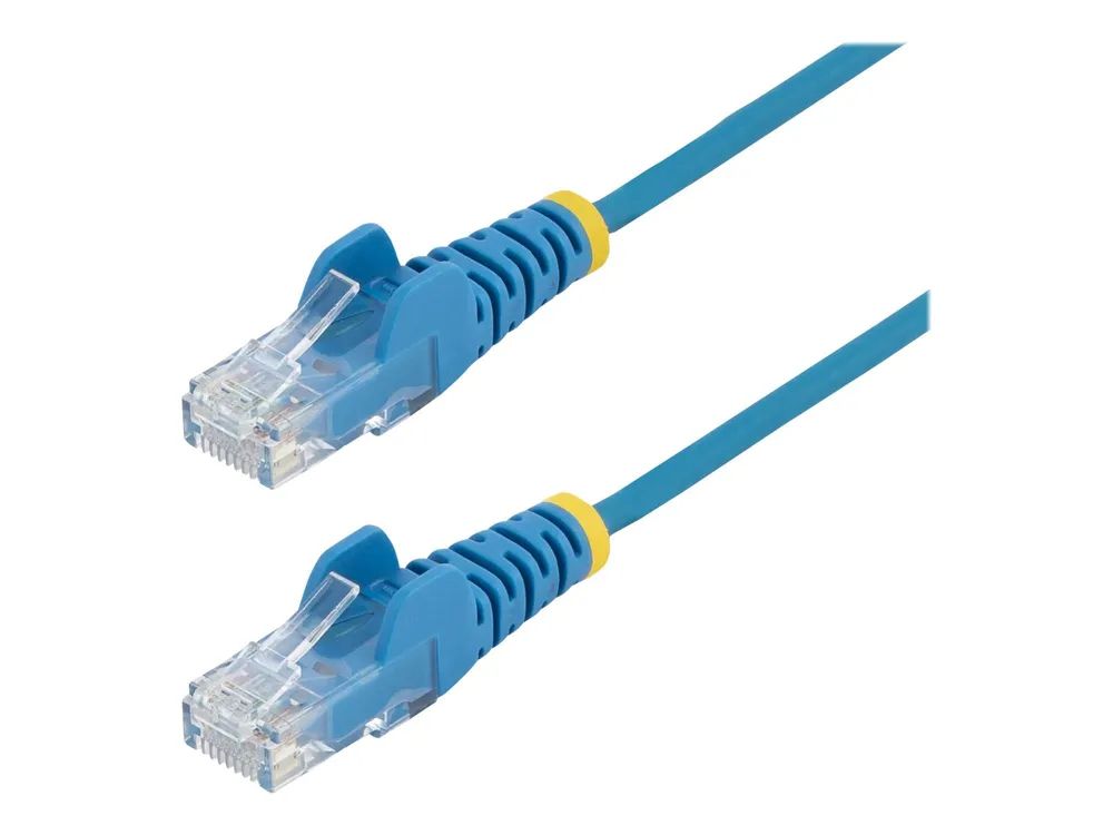StarTech.com 2 m Cat6-Kabel - Schlankes Cat6-Patchkabel - Blau - Snagless RJ45-Anschlusse - Gigabit-Ethernet-Kabel - 28 AWG - Patch-Kabel - RJ-45 (M)
