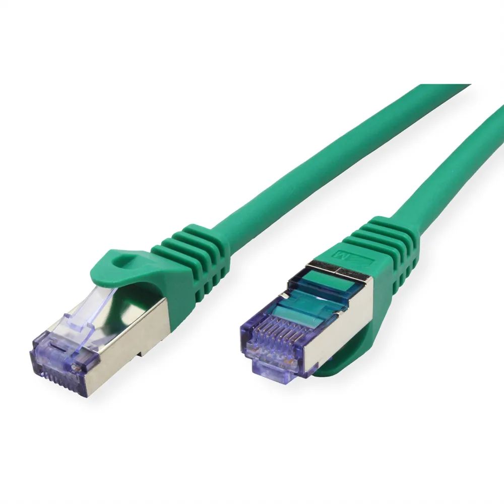 ROLINE Patchkabel Cat.6A S/FTP (PiMF), Component Level, LSOH, grün, 15 m