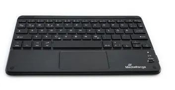 Media Range MediaRange Wireless Keyboard mit Touchpad QWERTZ black