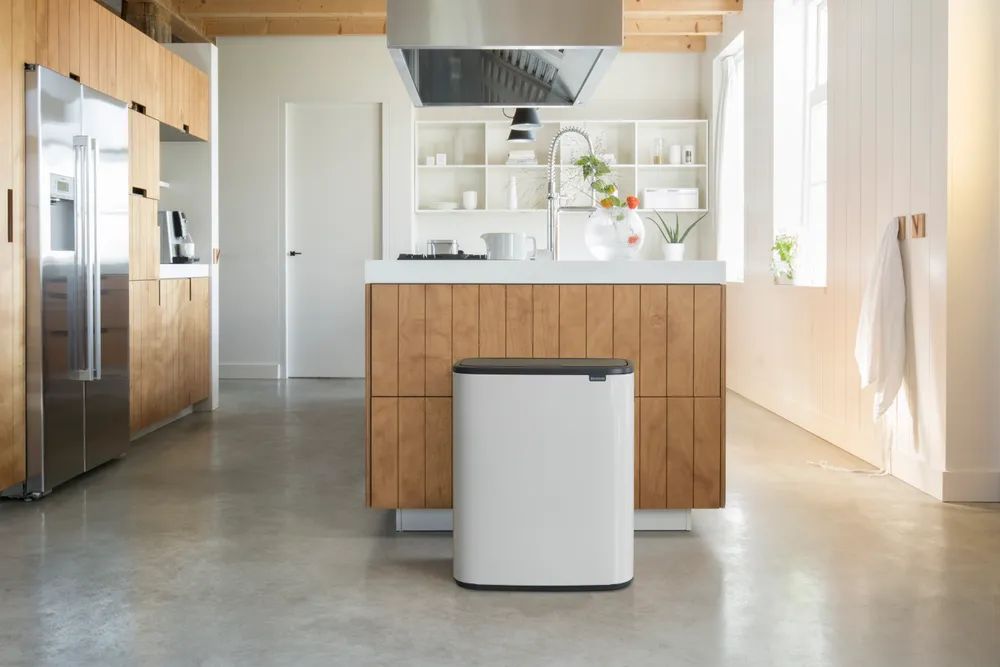 Brabantia Bo Touch Bin, 60L - White