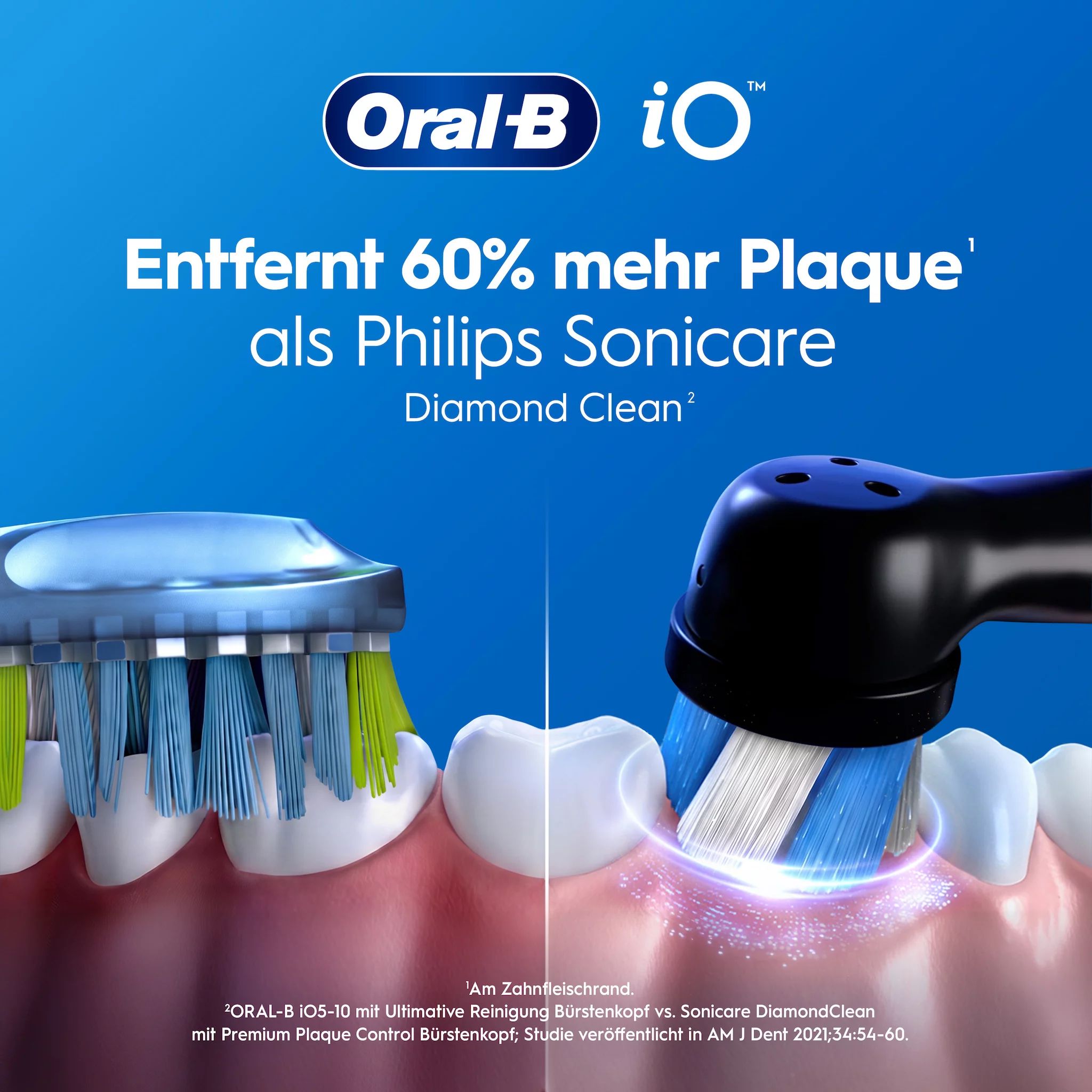 Oral-B iO Series 2 Night Black/Calm Pink mit 2. Handstück