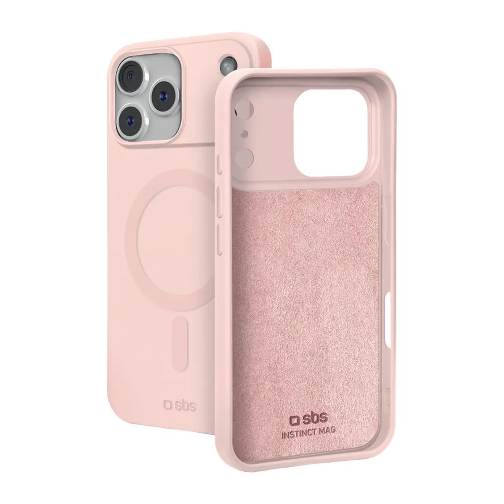 SBS INSTINCT MAG MagSafe kompatibles Cover für iPhone 18 PRO, pink