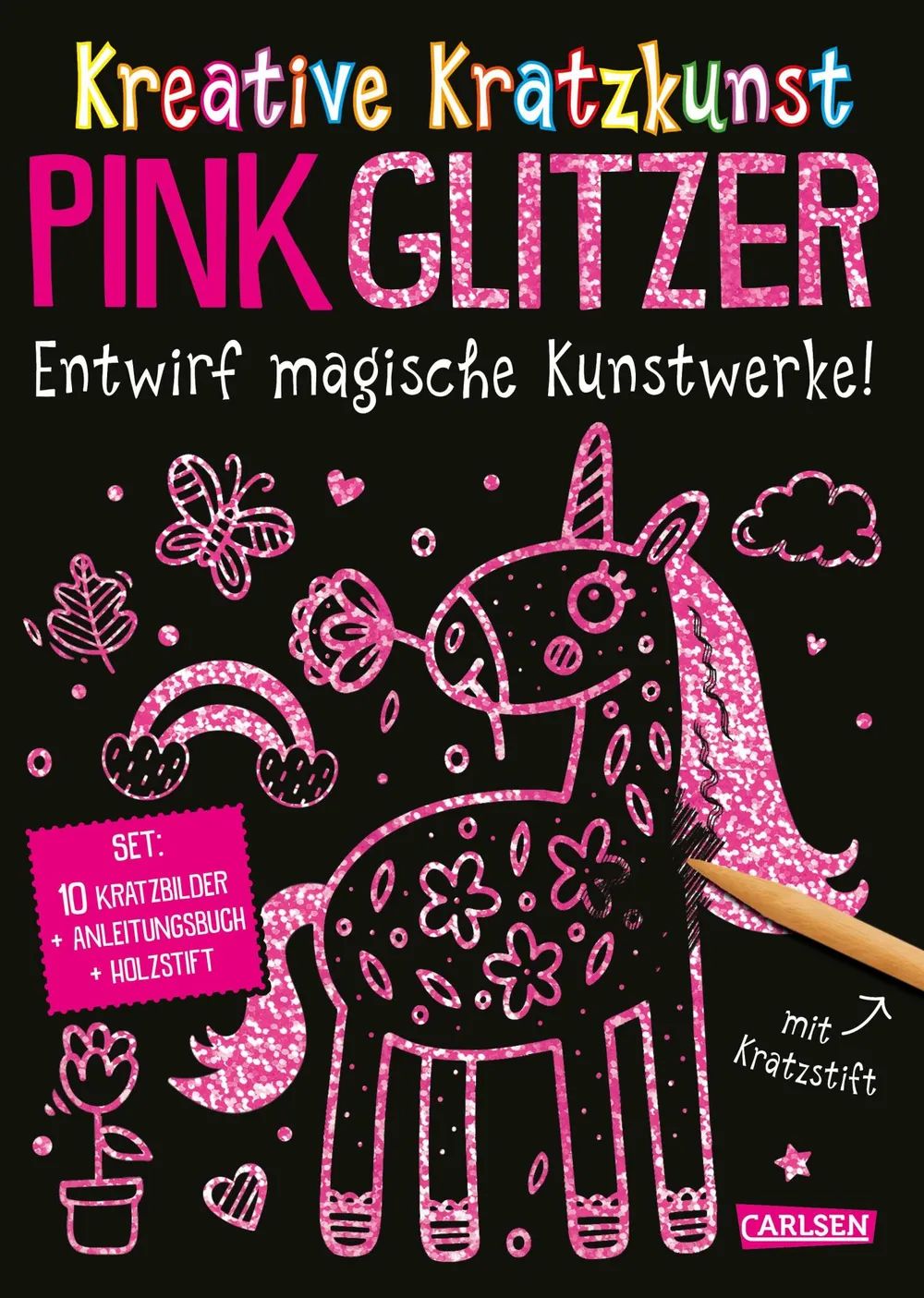 Carlsen Verlag GmbH KreativKratz Pink Glitze neu