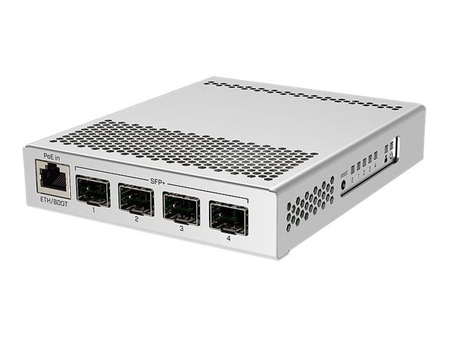 MikroTik CRS305-1G-4S+IN - Switch - 4 x SFP+ + 1 x 10/100/1000 (PoE)