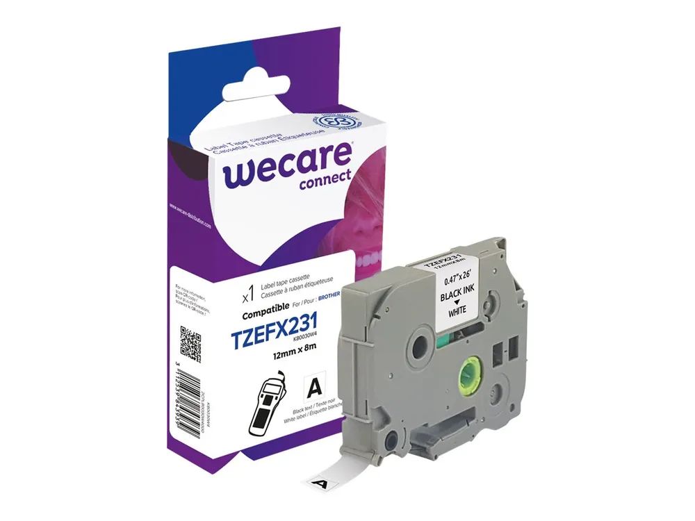 Armor Wecare - Weiß - Rolle (1,2 cm x 8 m) 1 Kassette(n) Etikettenband