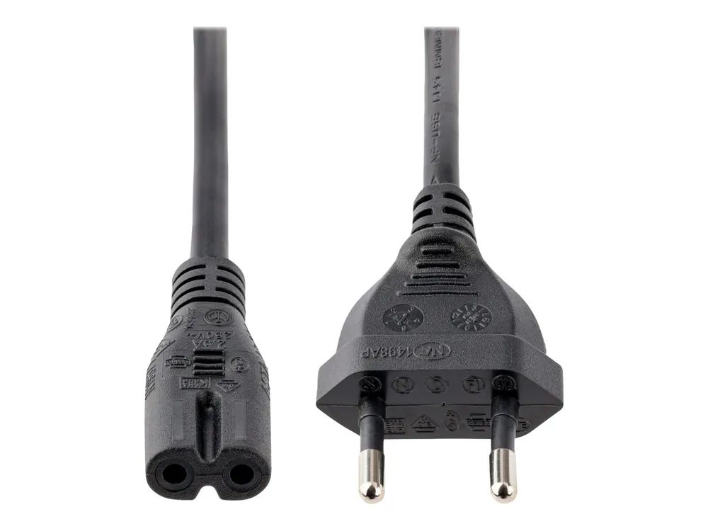 StarTech.com 3 m Laptop Stromkabel, Eurostecker auf C7 Stecker, 2.5A 250V - Stromkabel - Eurostecker (S)