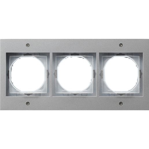 Gira RAHMEN 3-FACH / GIRA 021365 ALU TX 44 021365