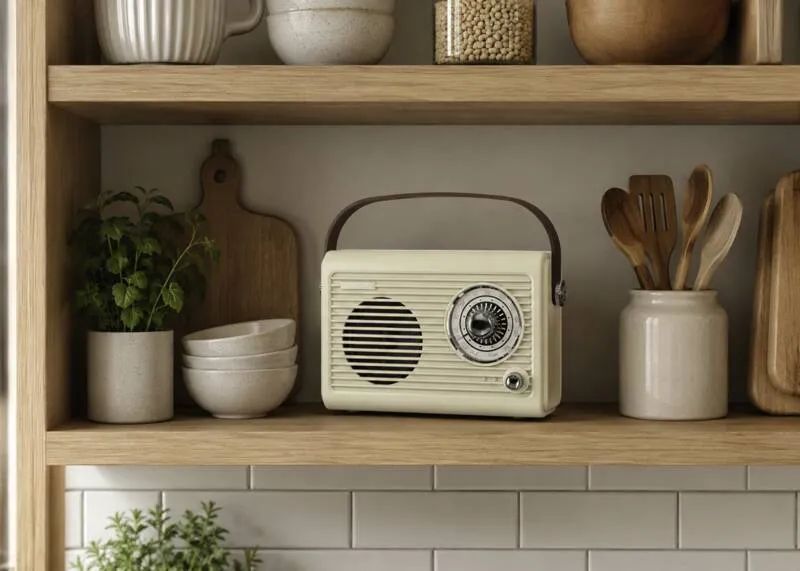 Silva Homeline RETRO RADIO AUX IN USB SD-C / SILVAH MONO 1966 BT BEIGE 243027