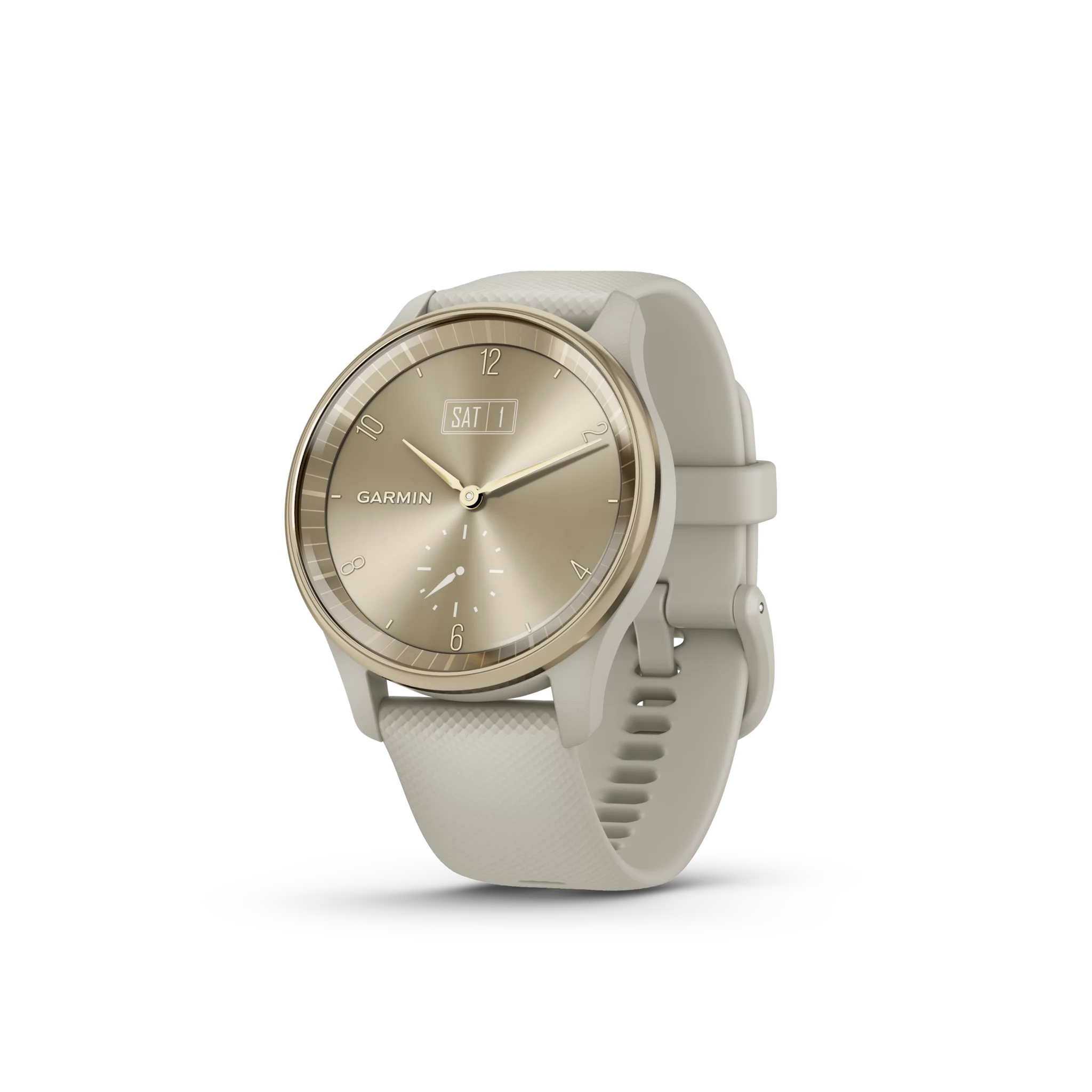 Garmin VIVOMOVE TREND, Pastellbraun/Cremegold