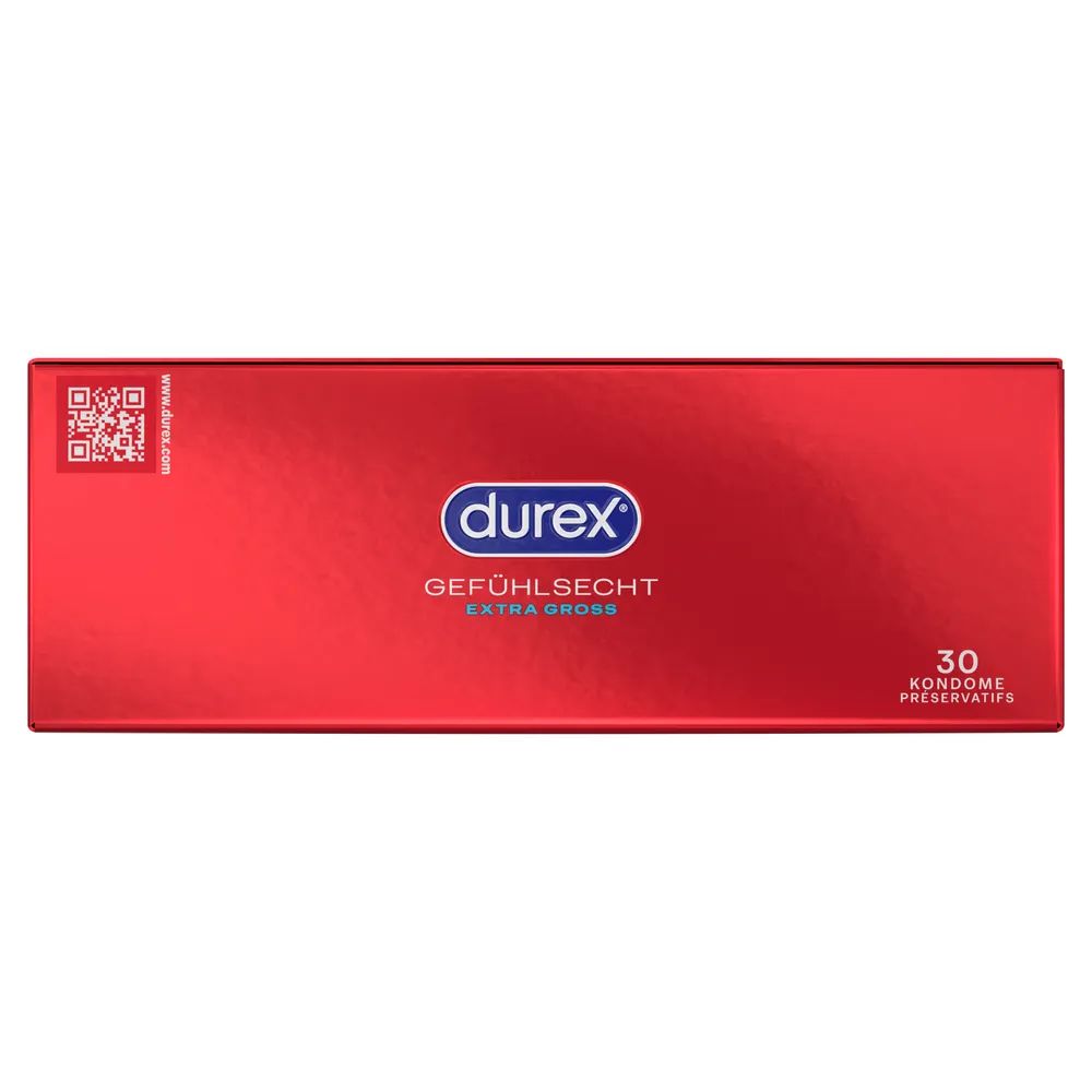 Durex Extra Gefühlsecht XXL 30er