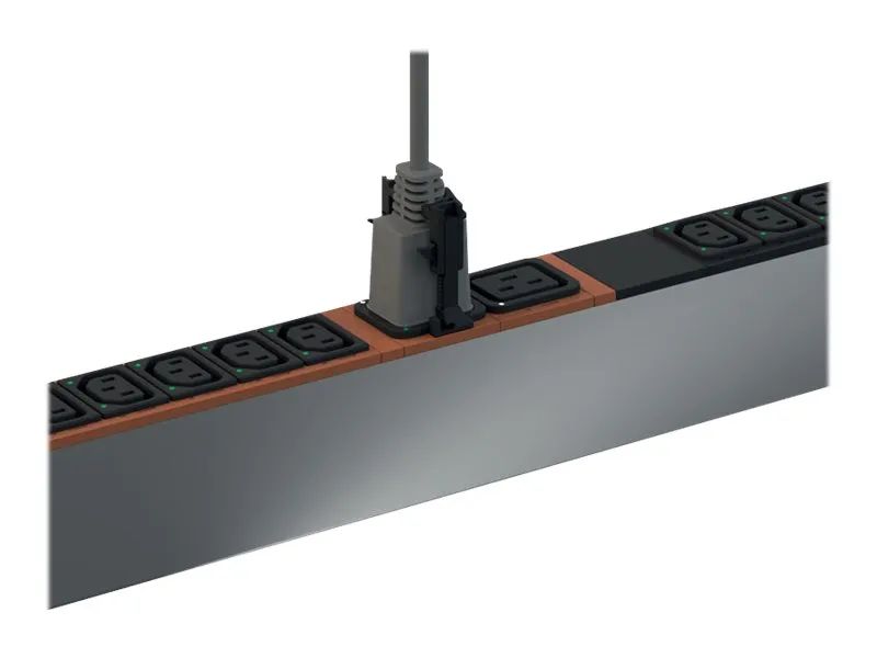 Bachmann PDU Steckerverriegelung - Schwarz (Packung mit 6)