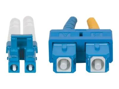 Intellinet Fiber Optic Patch Cable, OS2, LC/SC, 2m, Yellow, Duplex, Single-Mode, 9/125 µm, LSZH, Fibre, Lifetime Warranty, Polybag - Patch-Kabel - SC Single-Modus (M)