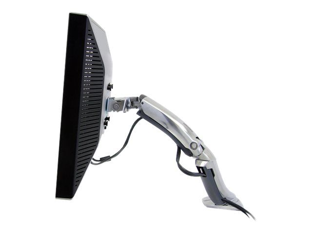 Ergotron MX - Befestigungskit (Gelenkarm, Spannbefestigung für Tisch, Tischplattenbohrung, Basis, Verlängerung) - Konstante Krafttechnologie - für LCD-Display - Polished Aluminum - Bildschirmgröße: bis zu 76,2 cm (bis zu 30 Zoll)