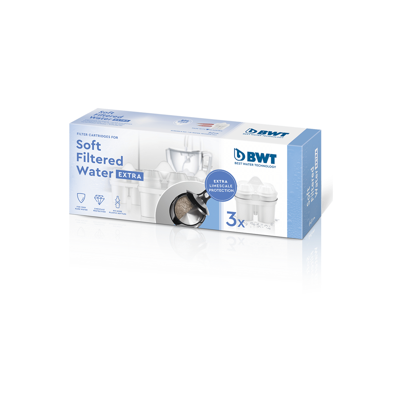 BWT Filterkartusche Soft Filtered Water Extra 3Stück