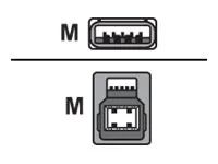 HPE HP - USB-Kabel - USB Type B (M) zu USB Typ A (M)