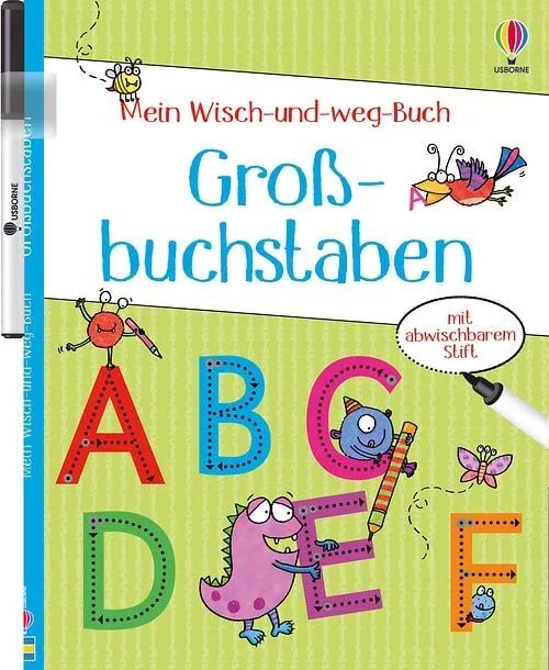 dtv Verlagsgesellschaft mbH & Co.KG Wisch-und-weg-Buch Großbuchstaben NEU