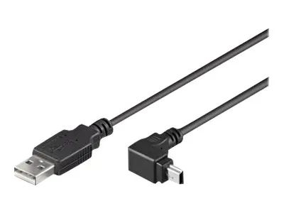 Techly USB-Kabel - USB (M) zu Mini-USB, Typ B (M)