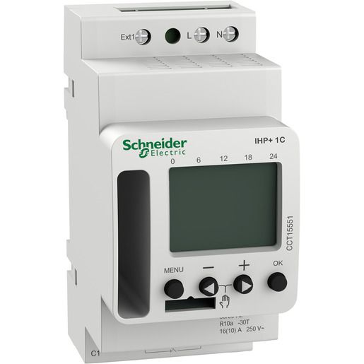 Schneider Electric ZEITSCHALTUHR 16A 1K 1SEC. / SCHN.E IHP+ 1C 84SP.PL. CCT15551