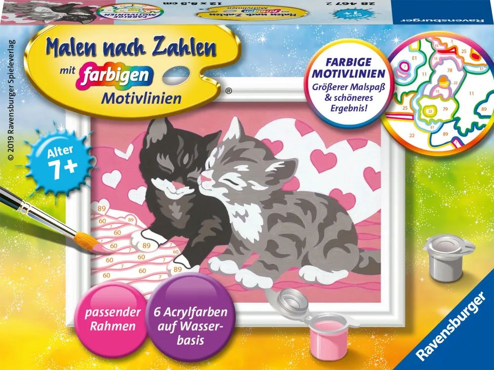 Ravensburger Verlag GmbH CreArt MnZ Kuschelkatzen Serie F