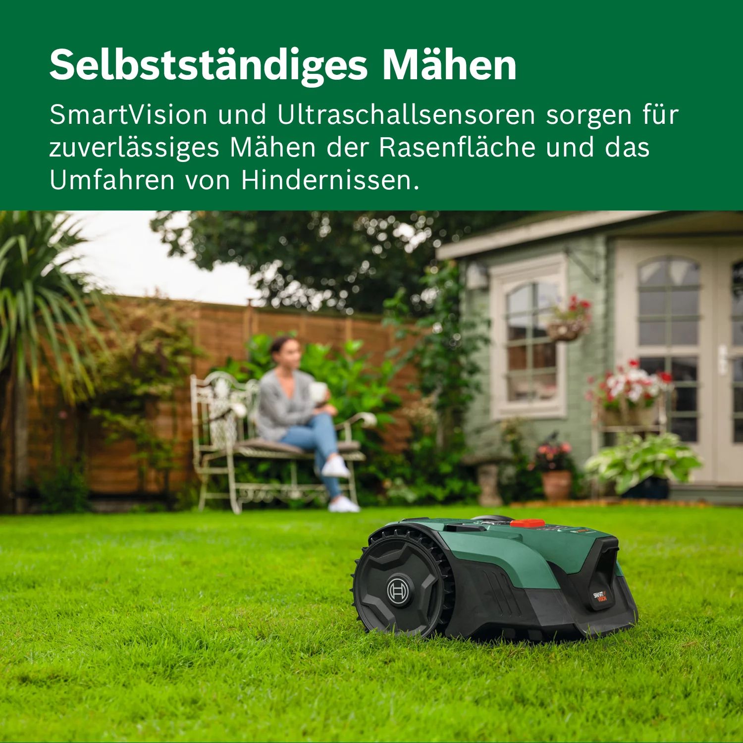Bosch VISIMOW18V-200 Akku-Mähroboter Kit - bis 200m²