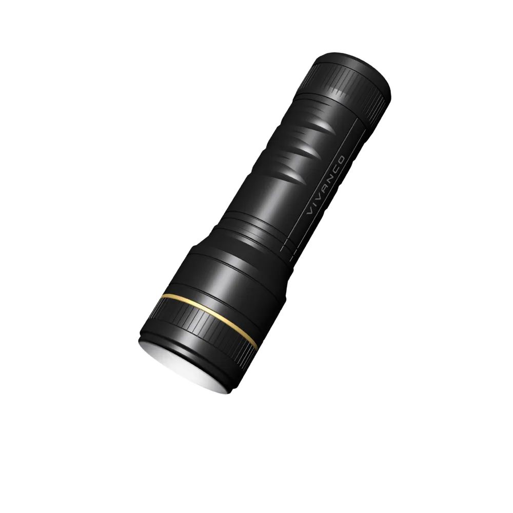 VIVANCO LED Taschenlampe, 10W, 1500 lm, 220m Leuchtweite, 4 Leuchtmodi, IP44