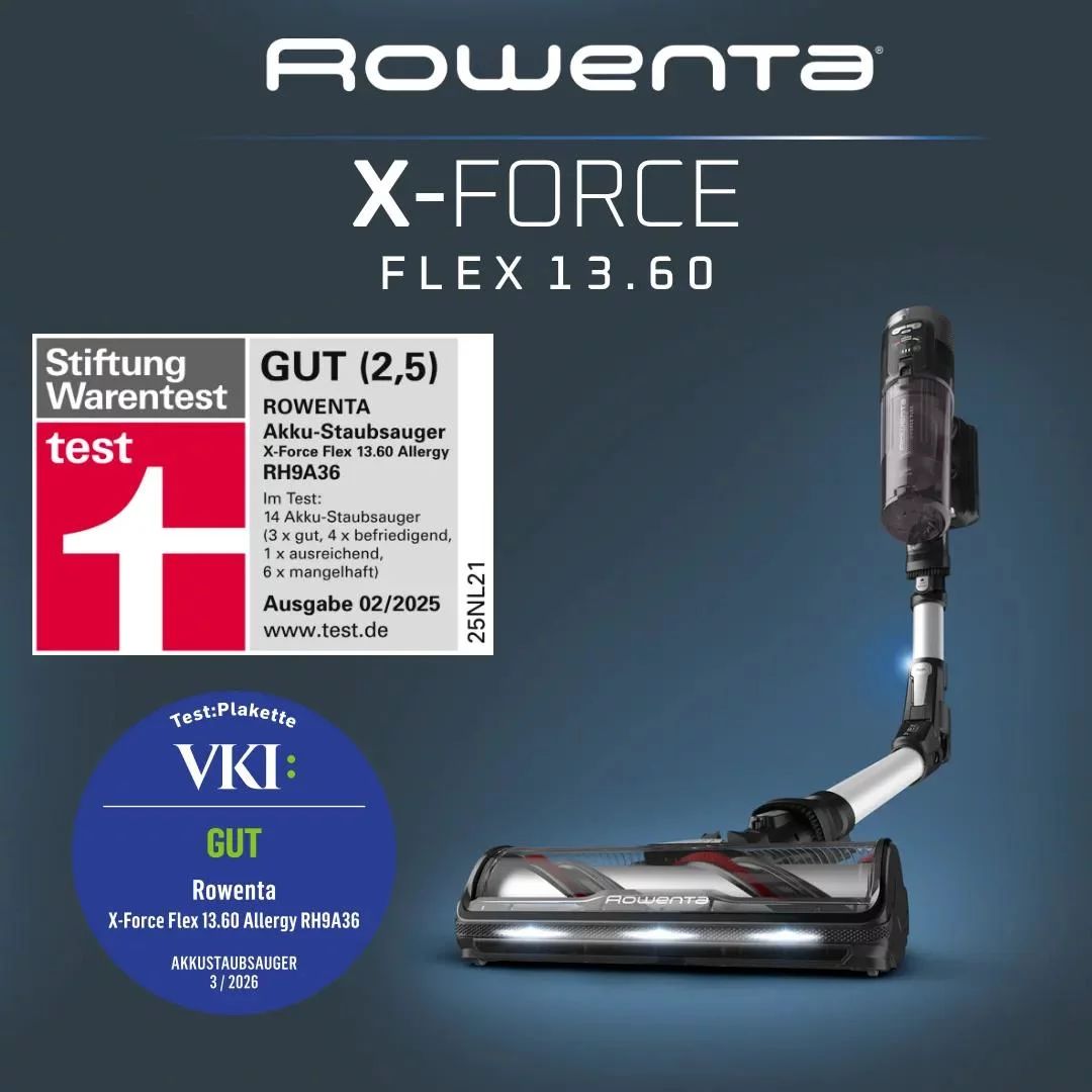 Rowenta RH9A36 Akku-Staubsauger X-Force Flex 13.60 Allergy