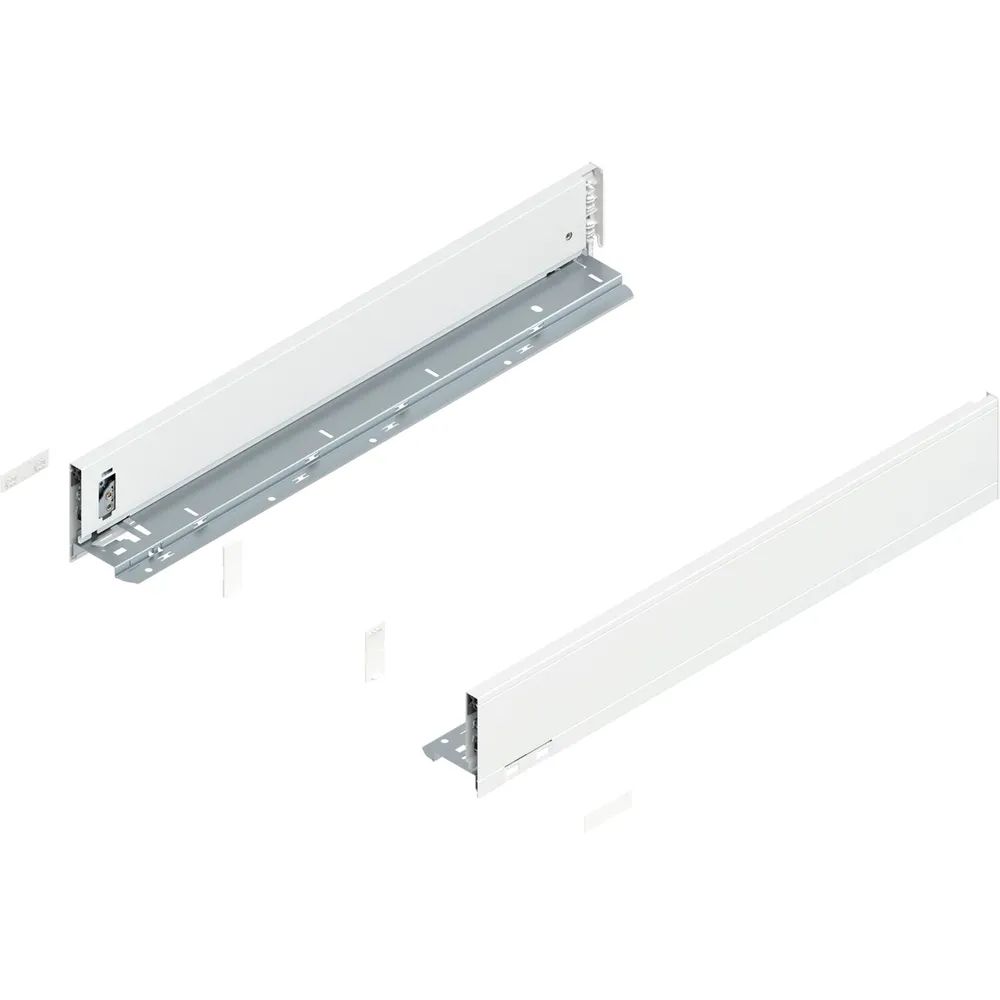 BLUM LEGRABOX pure Zarge Höhe M, NL 550, Seidenweiß-matt