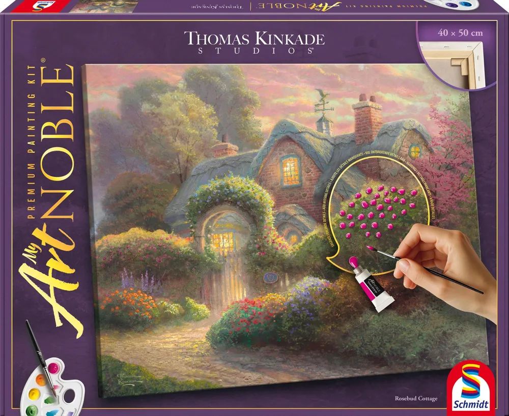 Schmidt Spiele GmbH My ArtNoble, T.Kinkade Rosebud Cottage