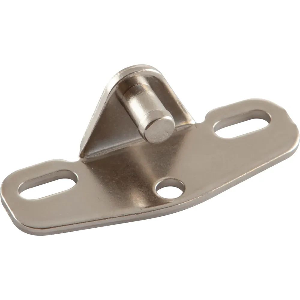 LAMP® Befestigungswinkel für Holzfront, Stahl vernickelt