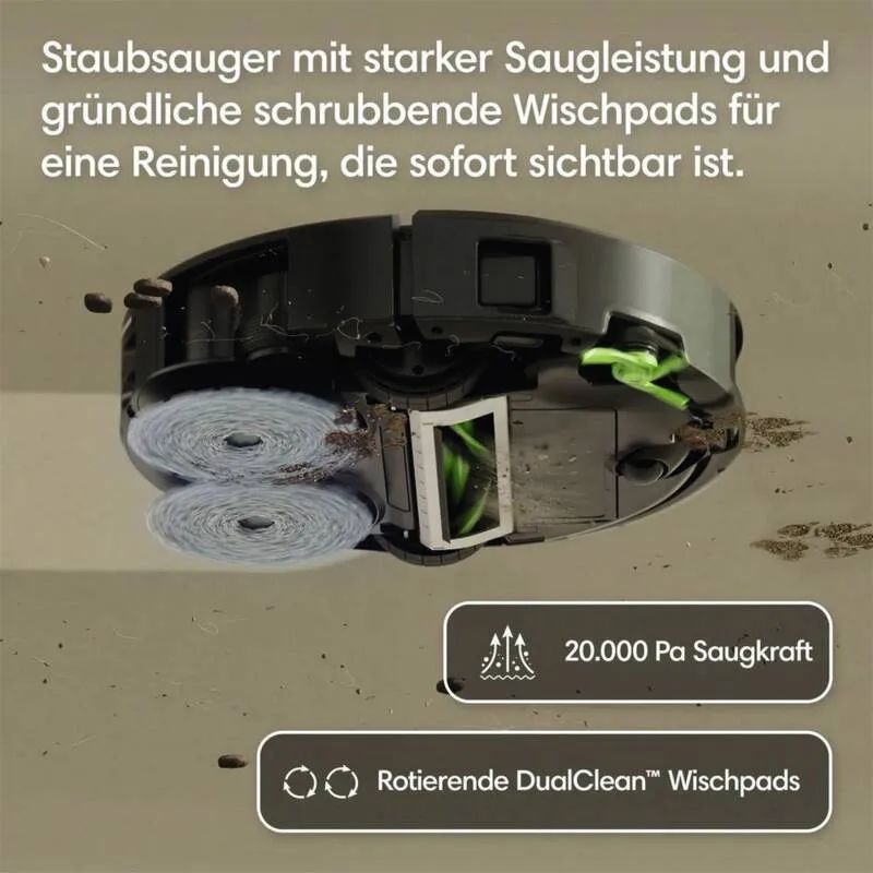 iRobot Roomba Combo Plus 415 - Schwarz