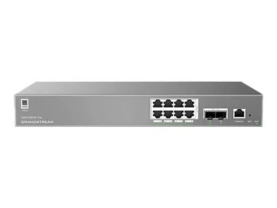 Grandstream GWN7801P PRO– Enterprise Layer 2++ Managed Switch– 8× RJ45 PoE/PoE++ 2×