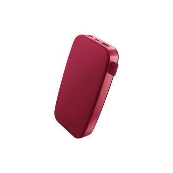 Fresh 'n Rebel Powerbank 24000mAh USB-C, Ultra Fast Charging, 20W PD, Berry Red