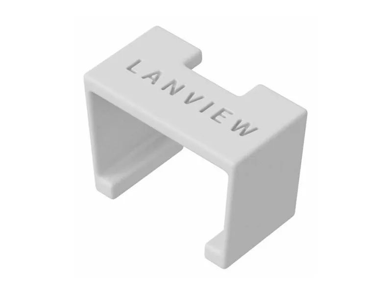 Lanview LVT-SC-W - Farbcodierungsclip - Weiß - Kunststoff - Cat6a - 10 mm - 5 mm